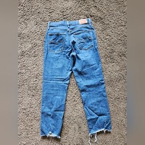 Womens Levis High Rise Straight Crop 724